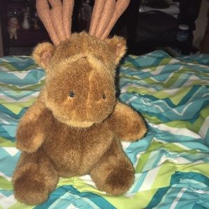 A stuffed moose